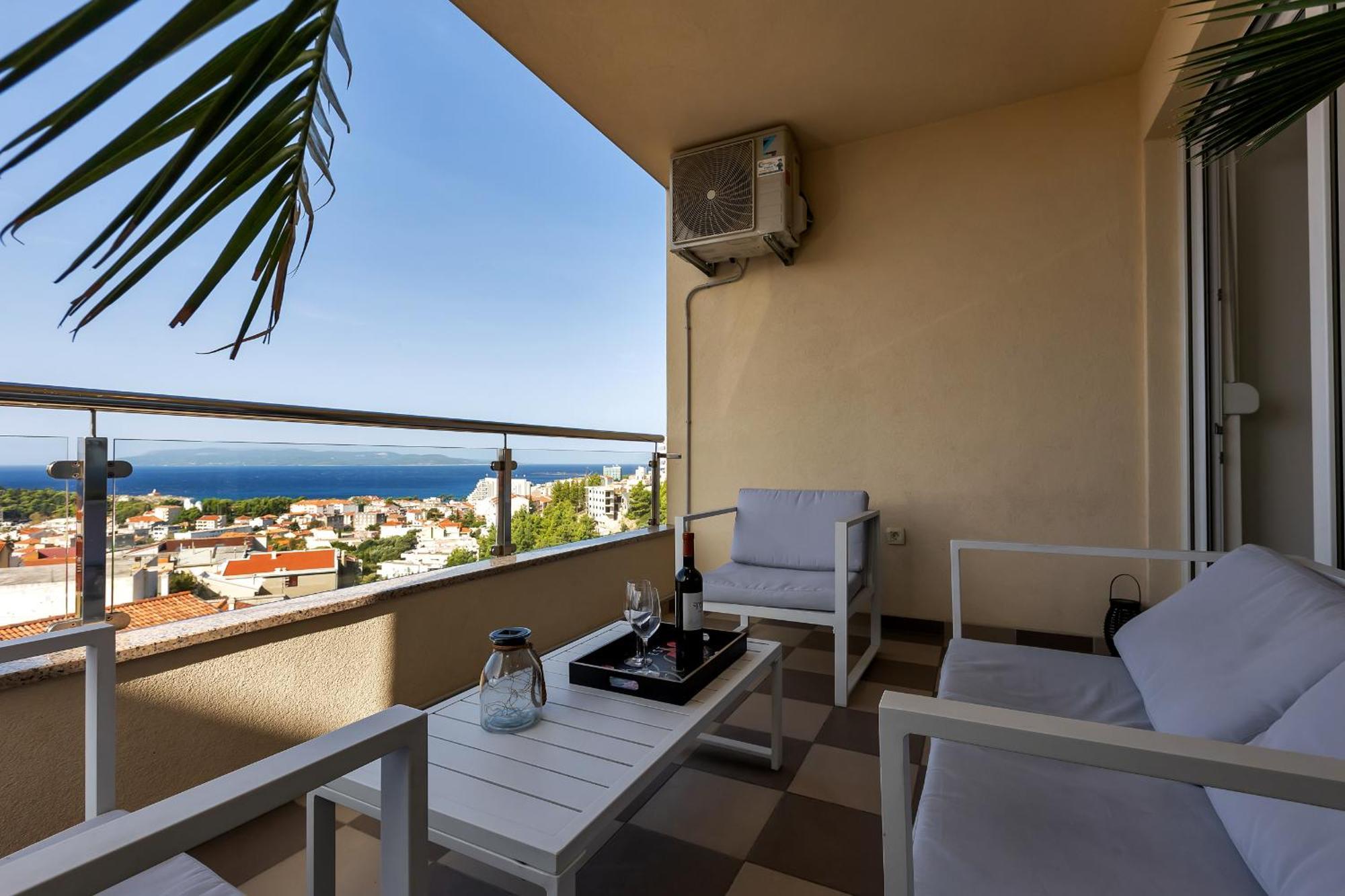 Sea View Apartments Dammi With Free Parking Makarska Dış mekan fotoğraf