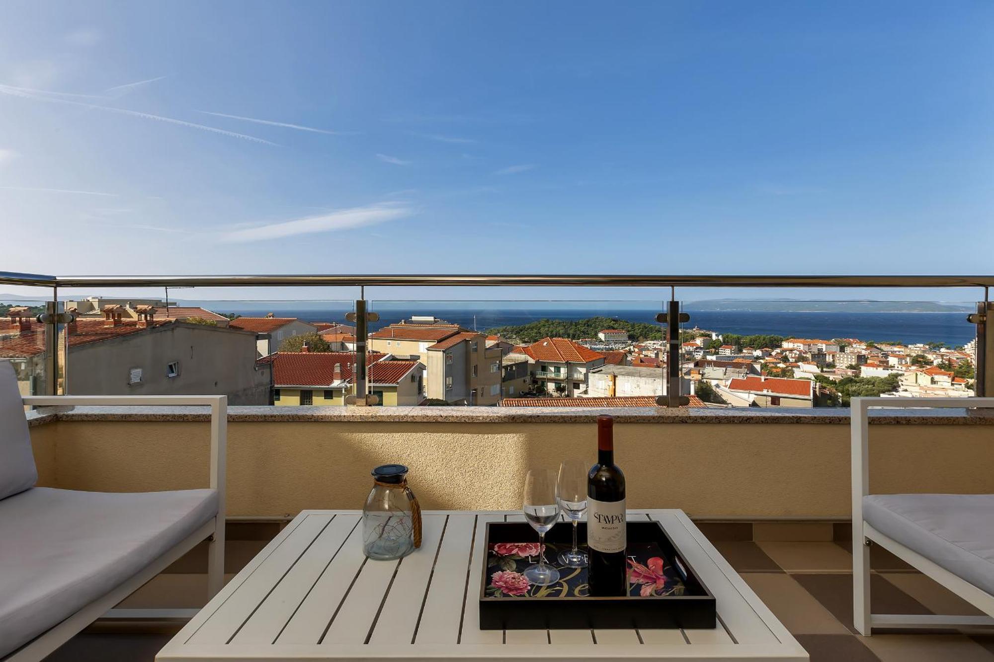 Sea View Apartments Dammi With Free Parking Makarska Dış mekan fotoğraf