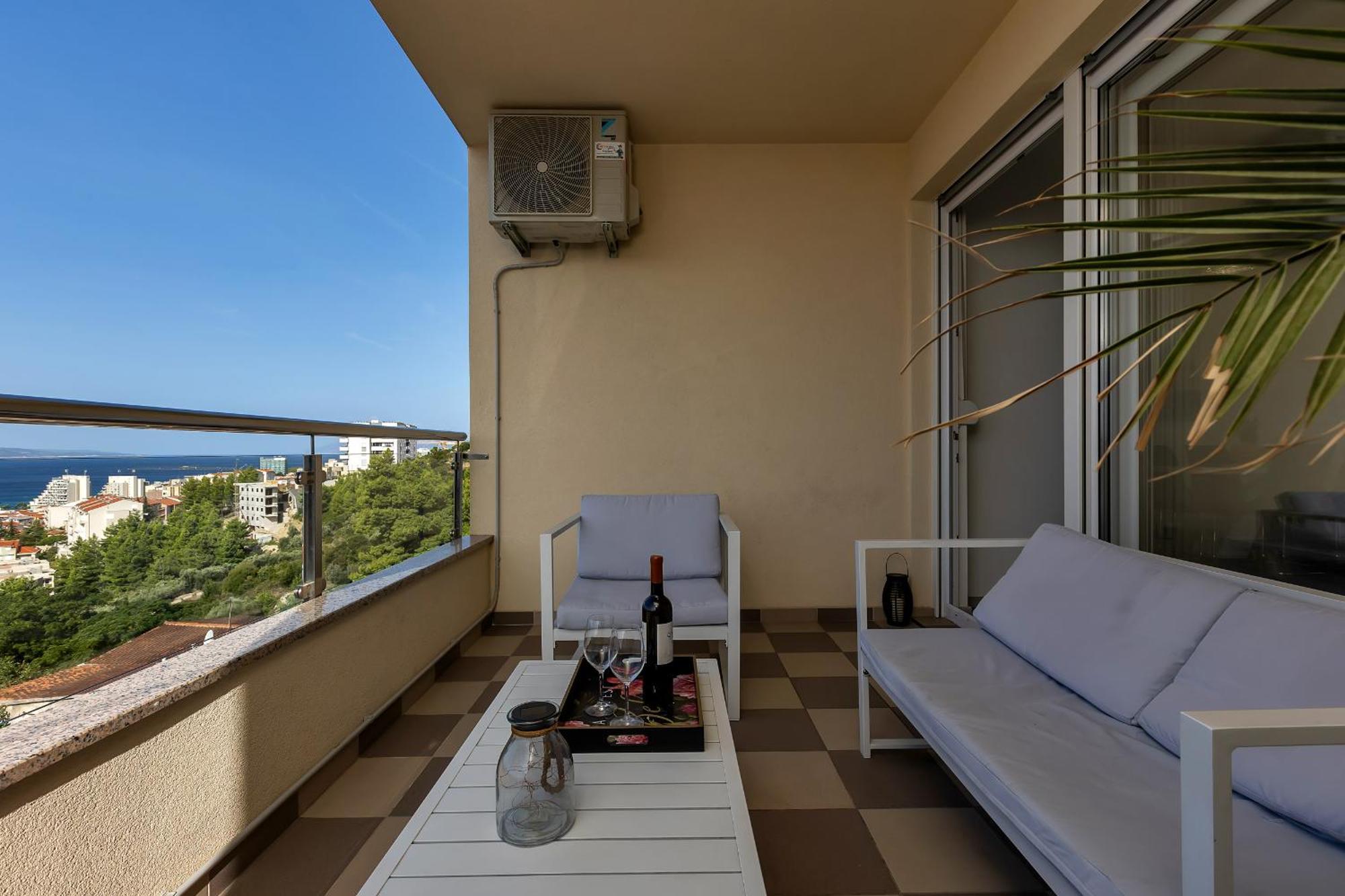 Sea View Apartments Dammi With Free Parking Makarska Dış mekan fotoğraf