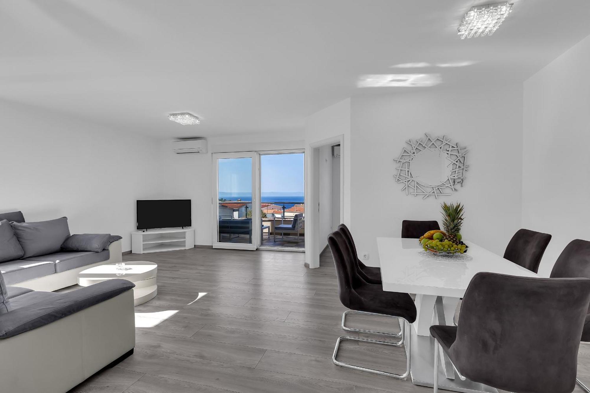 Sea View Apartments Dammi With Free Parking Makarska Dış mekan fotoğraf