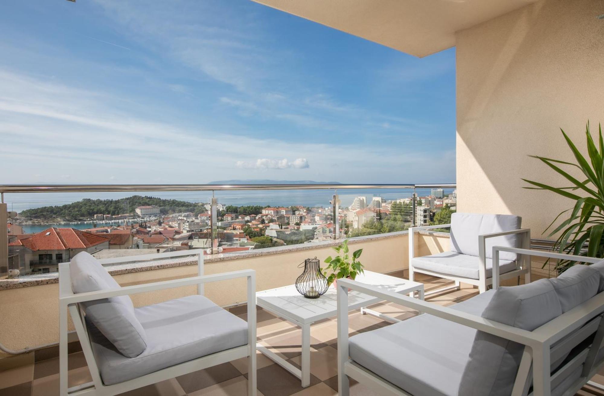 Sea View Apartments Dammi With Free Parking Makarska Dış mekan fotoğraf