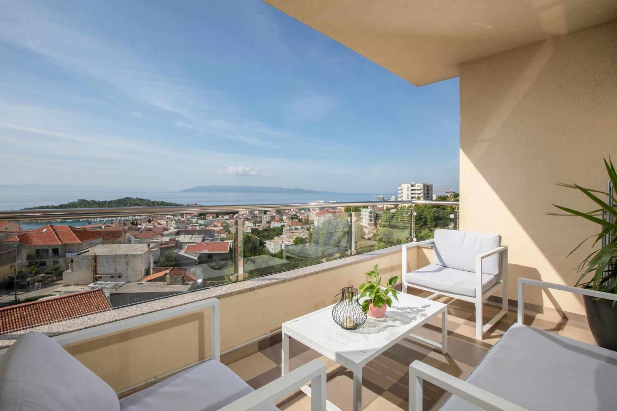 Sea View Apartments Dammi With Free Parking Makarska Dış mekan fotoğraf