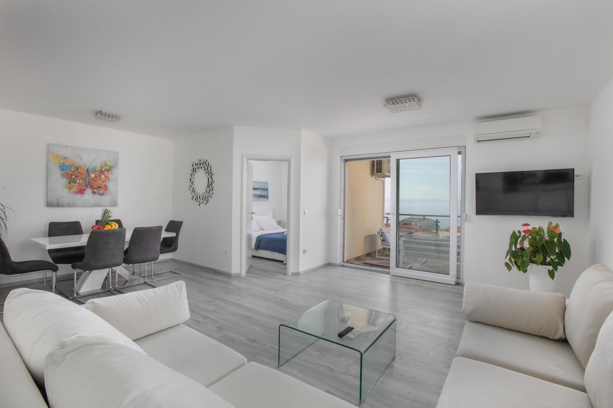 Sea View Apartments Dammi With Free Parking Makarska Dış mekan fotoğraf