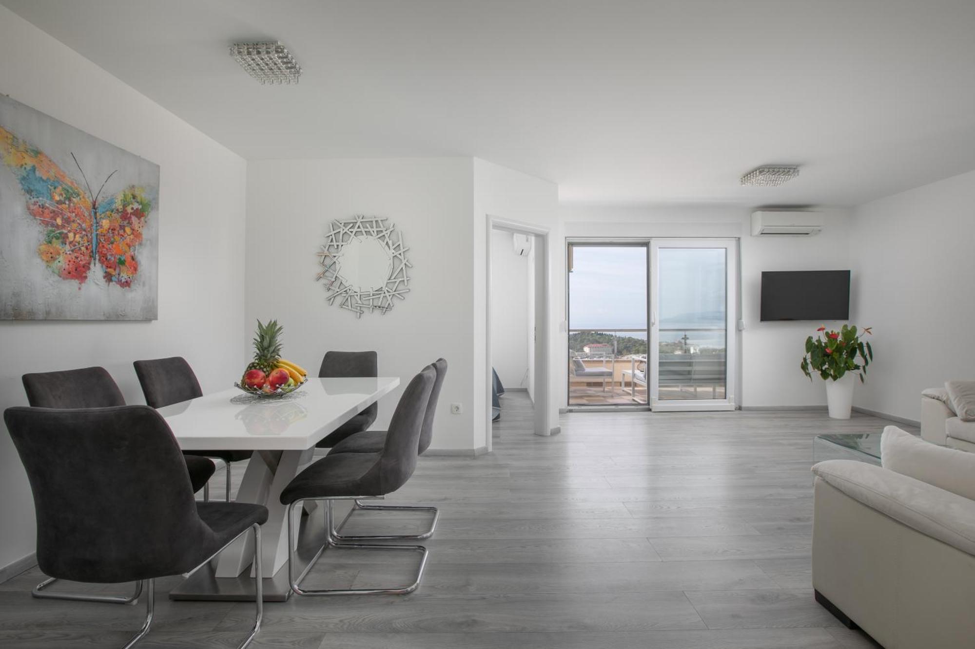 Sea View Apartments Dammi With Free Parking Makarska Dış mekan fotoğraf